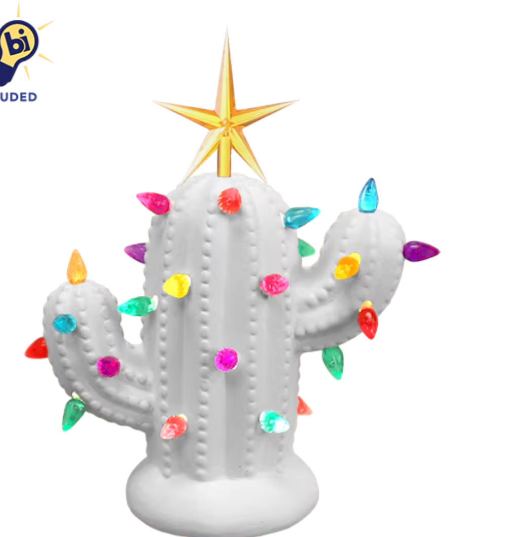 Lighted Christmas Cactus - 3235