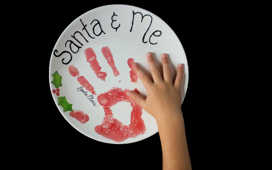 Santa & Me Plate Event